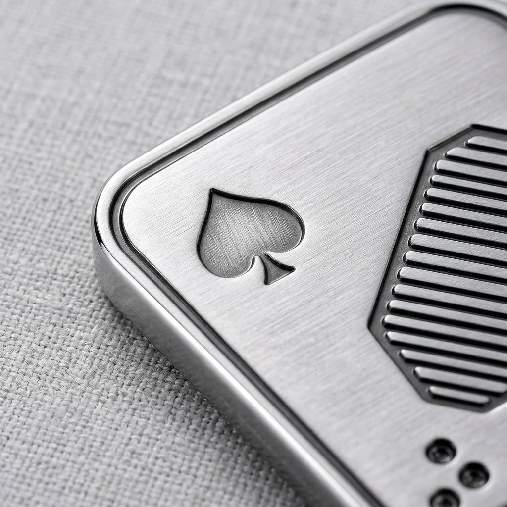 Metal Fidget Slider Card