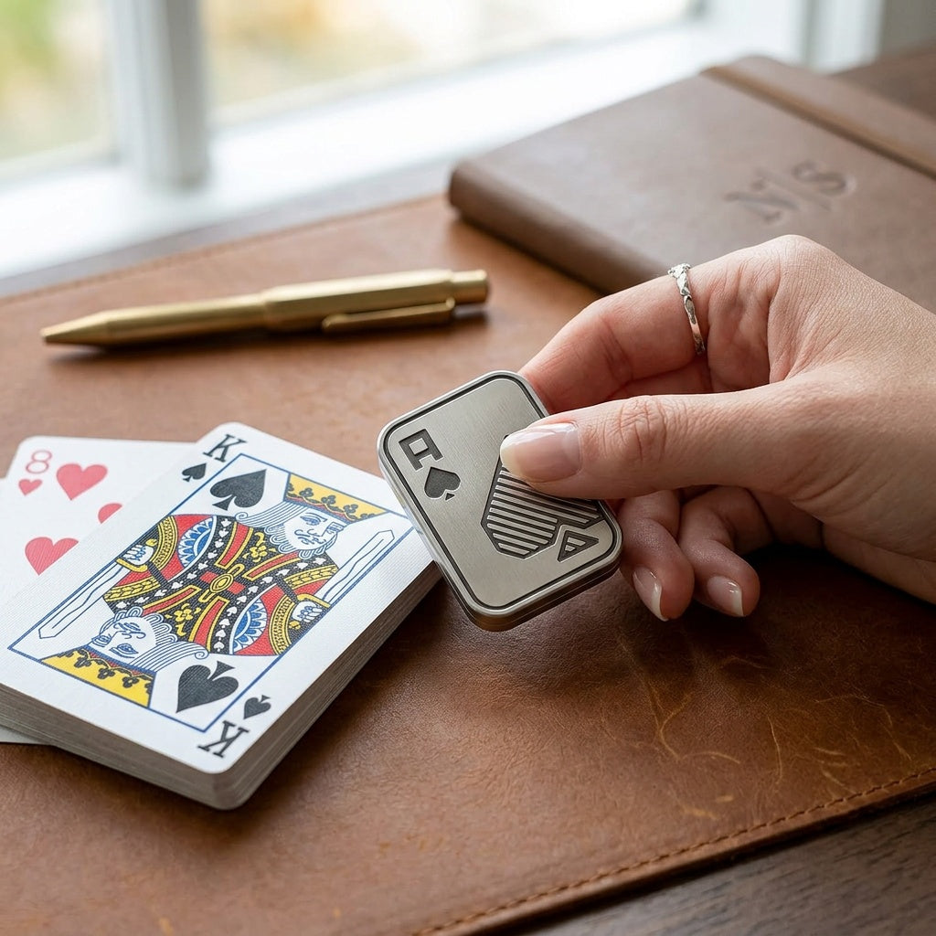 Metal Fidget Slider Card